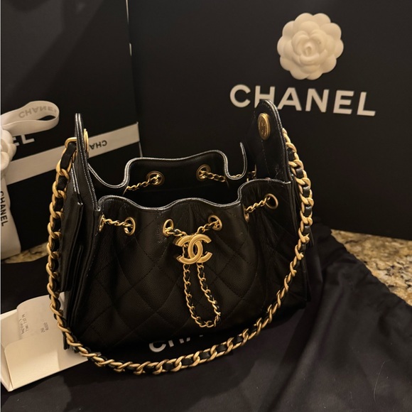 Brand new Chanel 25 Black Mini Bag Hard to find! - Picture 2 of 16